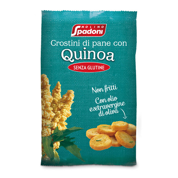 Crostini di pane con Quinoa