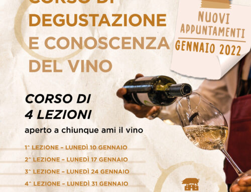 Corso di Degustazione e Conoscenza del vino | Gennaio 2022