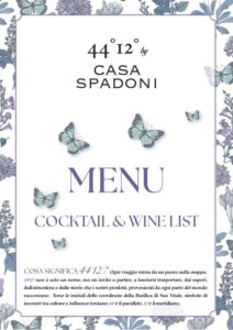 Menu Casa Spadoni