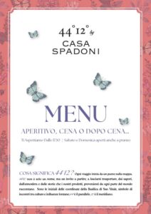 Menu Casa Spadoni