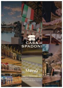 Menu Casa Spadoni