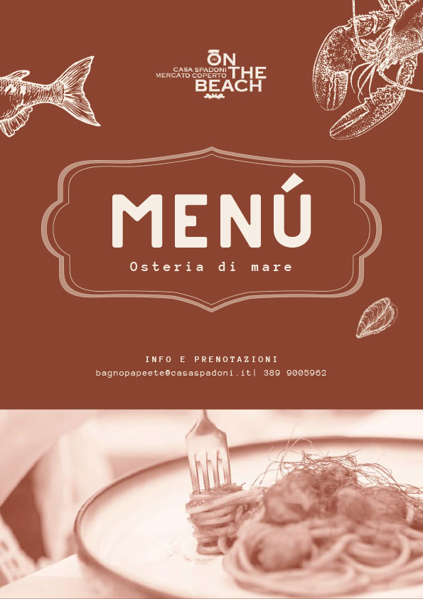 Menu Papeete Beach